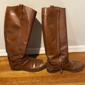 Tory Burch Tan Leather Boots Size 8